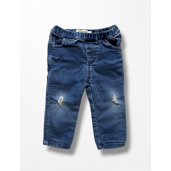 Baby Boden Distressed Jeggings, 6-12 Months - Picture 3 of 5